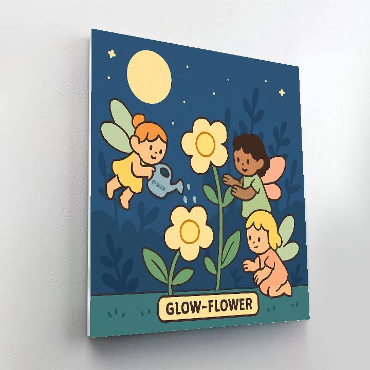 Moon Garden Fairies Numbered painting kits