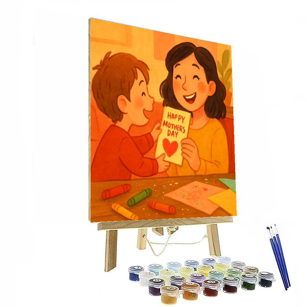 Handcrafted Card Surprise Paint by numbers kits