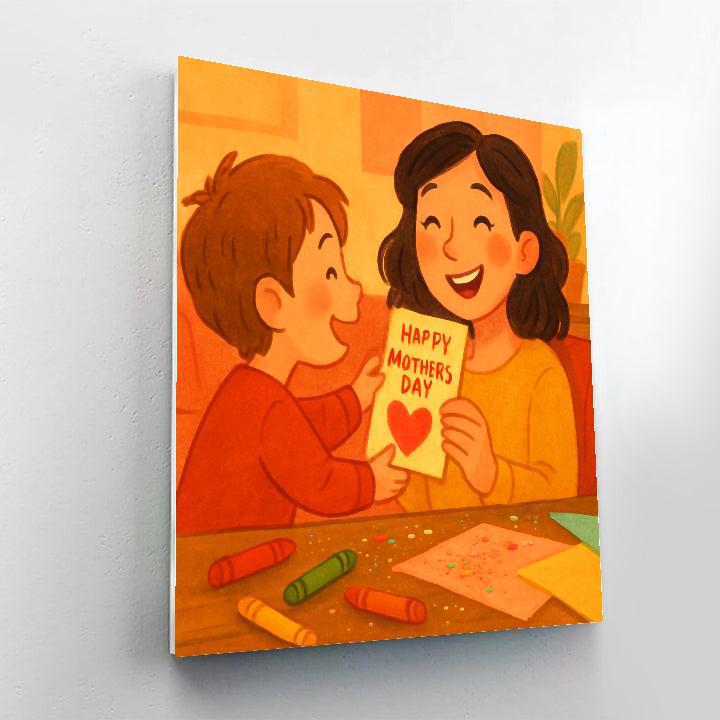 Handcrafted Card Surprise Paint by numbers kits