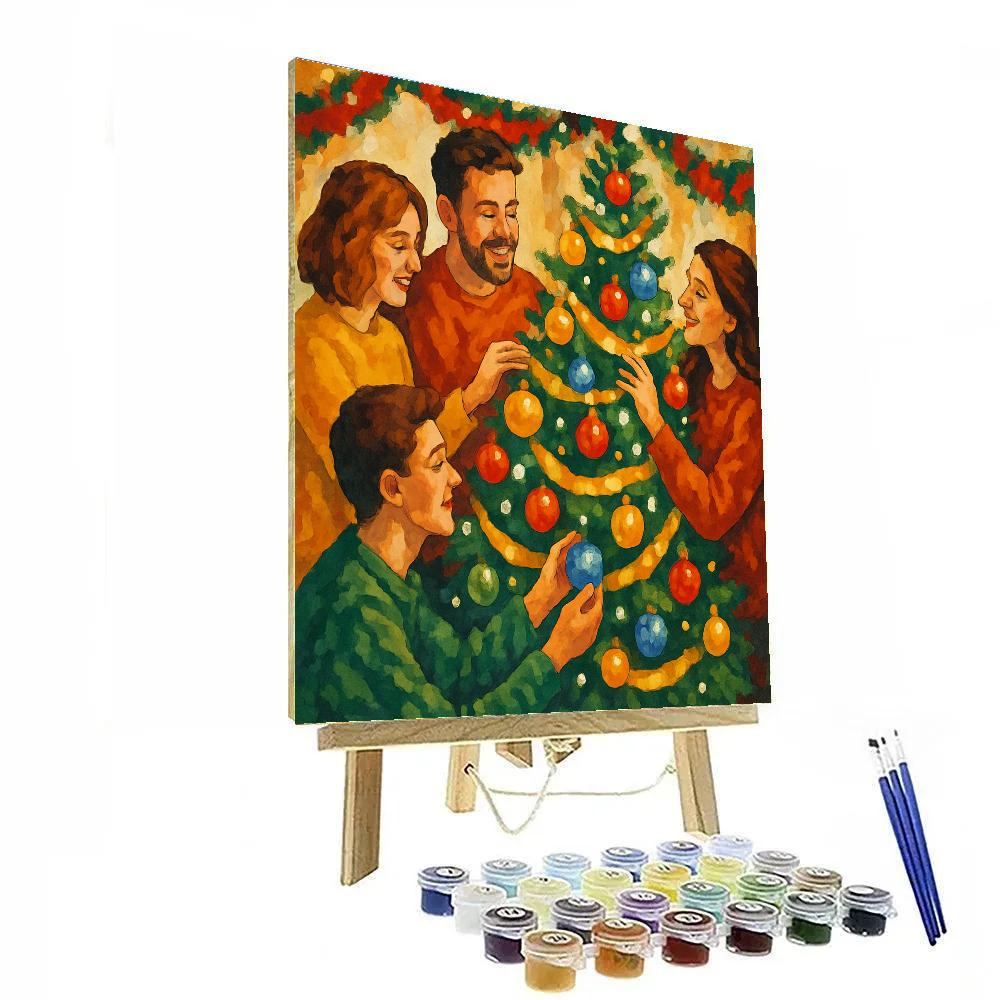 Ornaments And Joy Paint by numbers kits