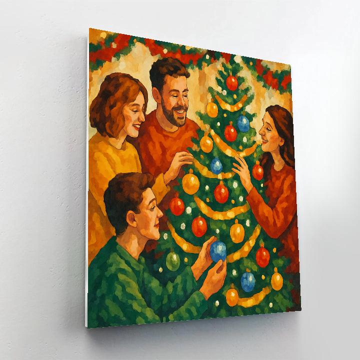 Ornaments And Joy Paint by numbers kits