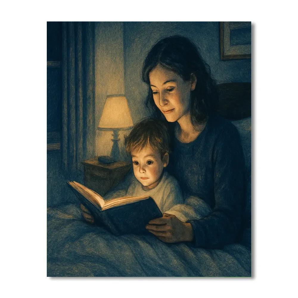 Bedtime Story Bliss Paint by numbers art