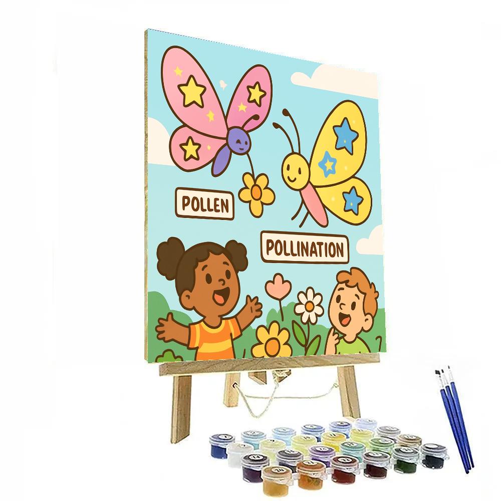 Stellar Butterfly Meadow Numbered painting kits