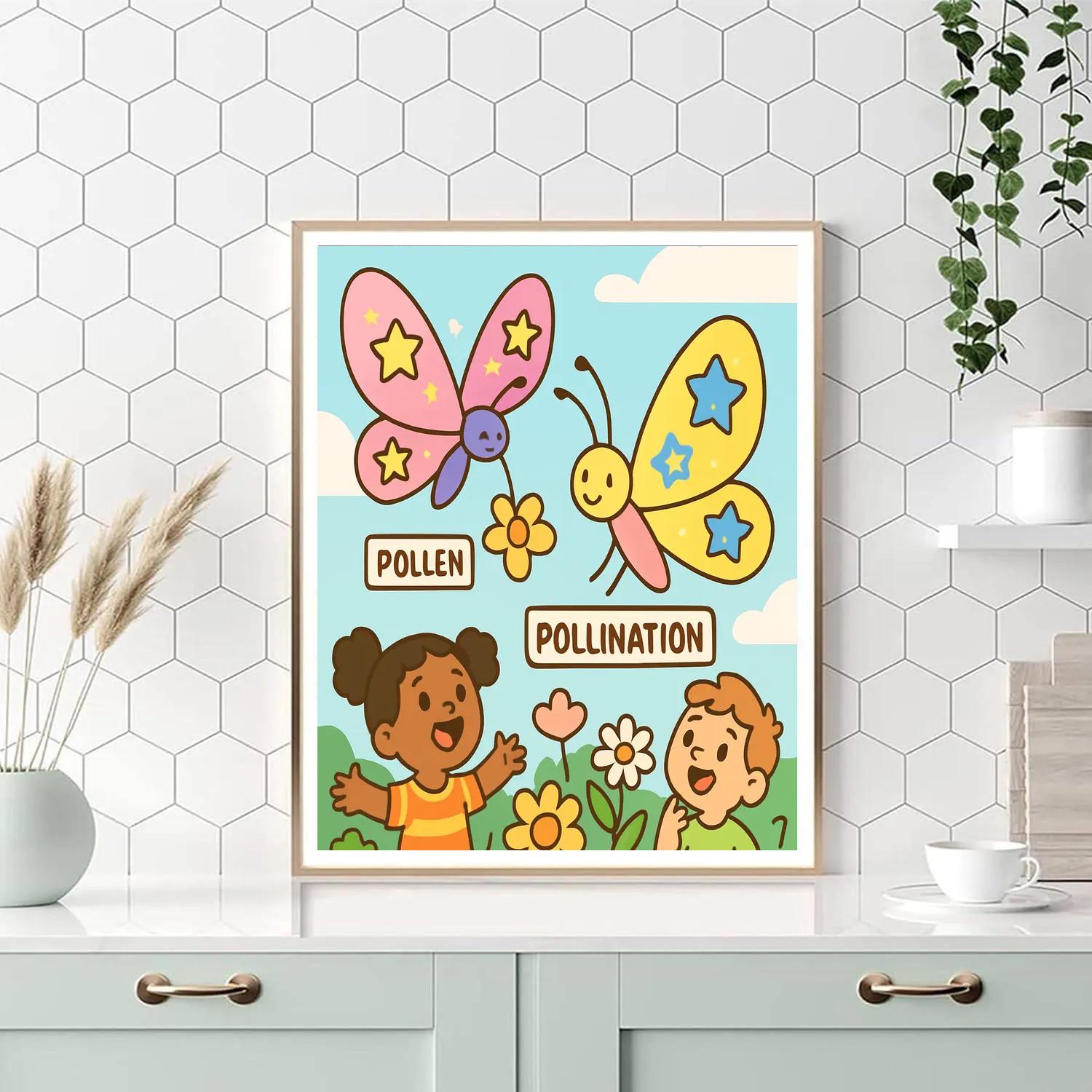Stellar Butterfly Meadow Numbered painting kits