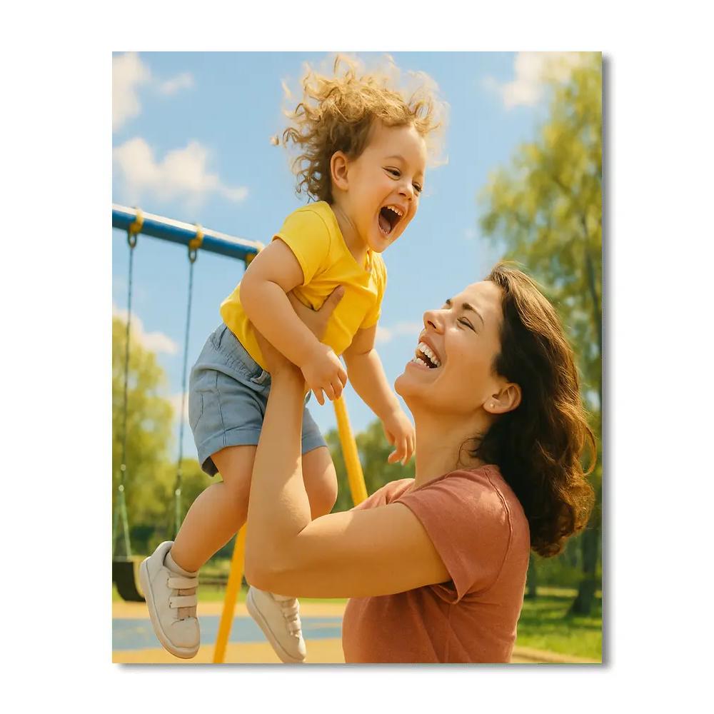 Protective Arms At Playtime painting number kit