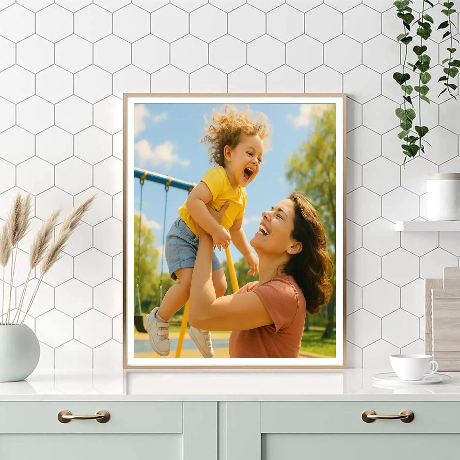 Protective Arms At Playtime painting number kit