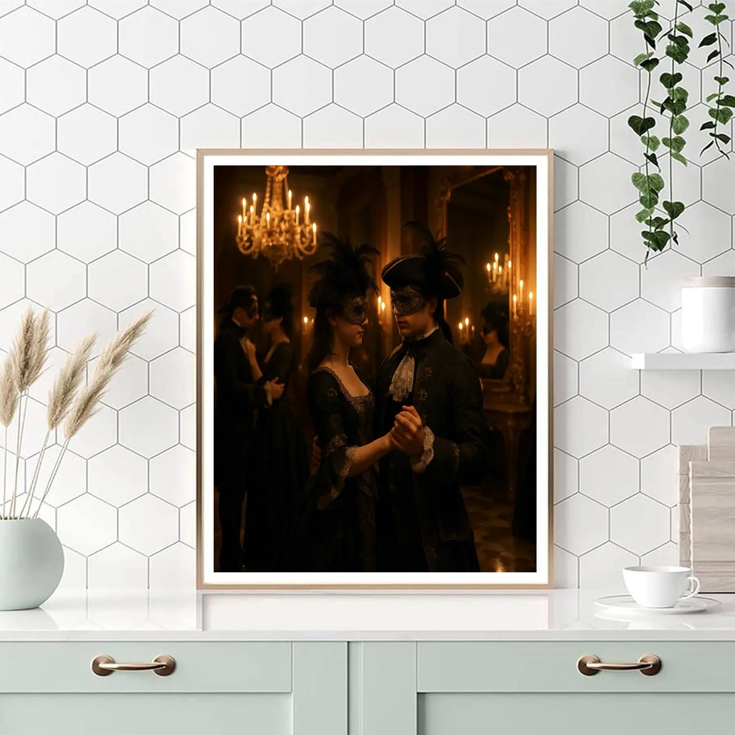 Carnival Of Venice Masquerade Night paint by numbers