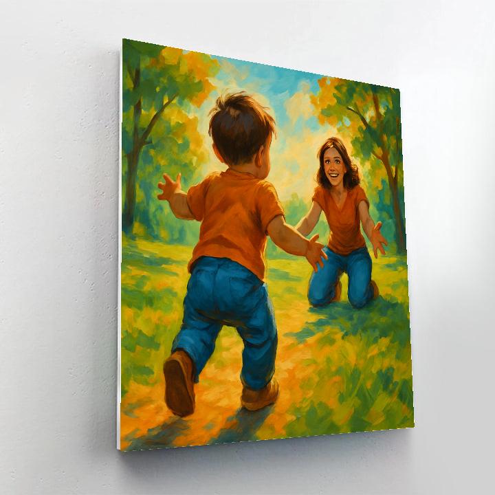 First Steps Joyful Milestone paint by color