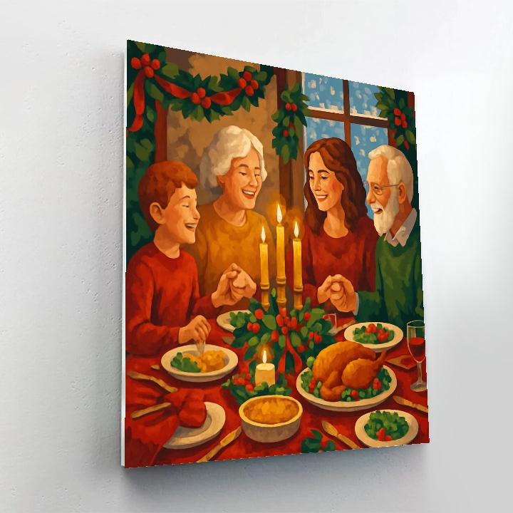 Festive Feast Glow Paint by numbers kits