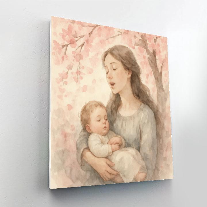 Blossoms And Lullabies Painting by numbers kit