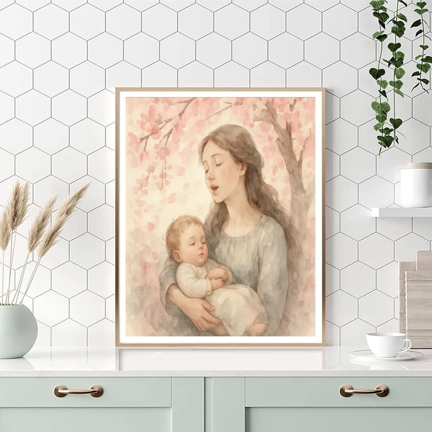 Blossoms And Lullabies Painting by numbers kit