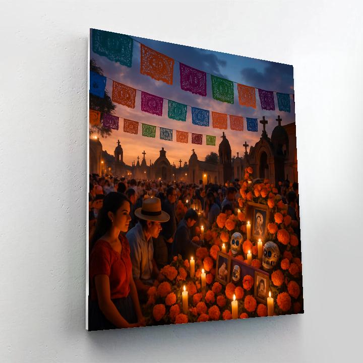 Fiesta De Los Muertos paint by number