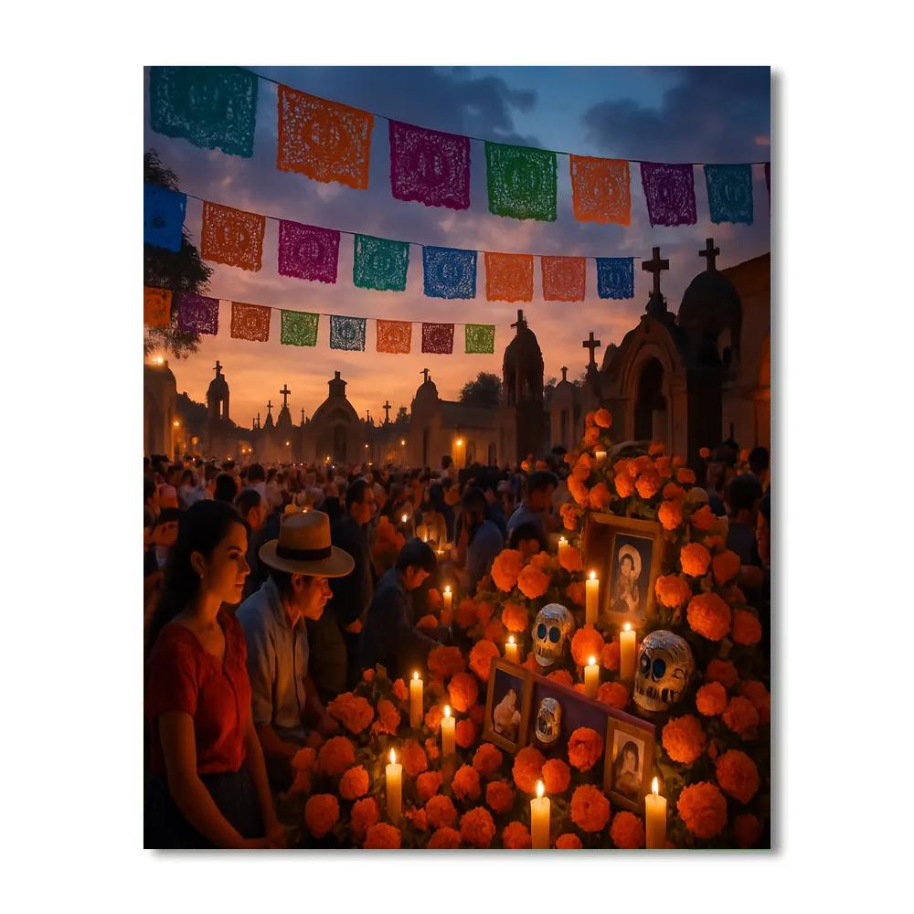 Fiesta De Los Muertos paint by number