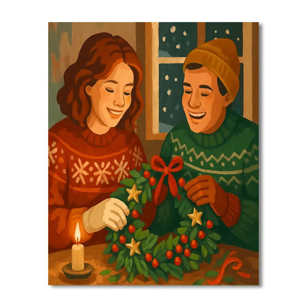 Garland Gathering Painting by numbers kit