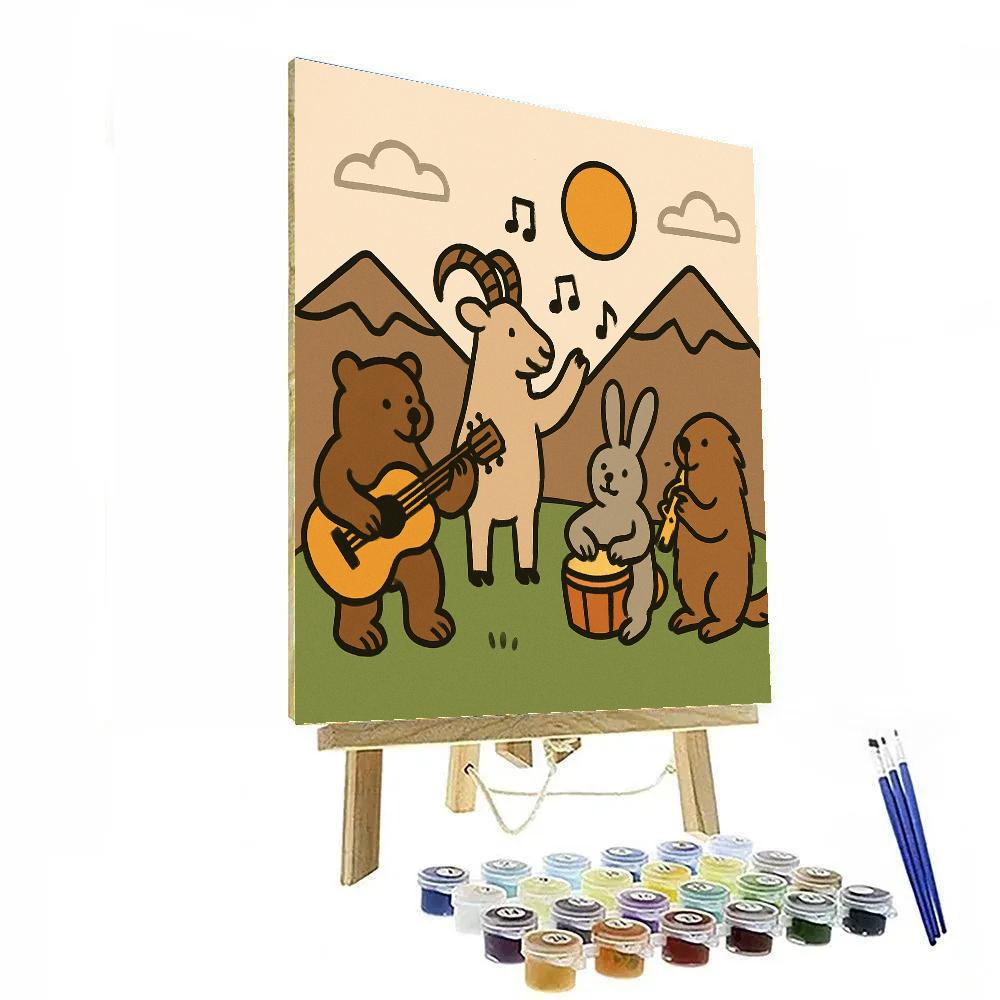 Mossy Mountain Music Paint by numbers kits