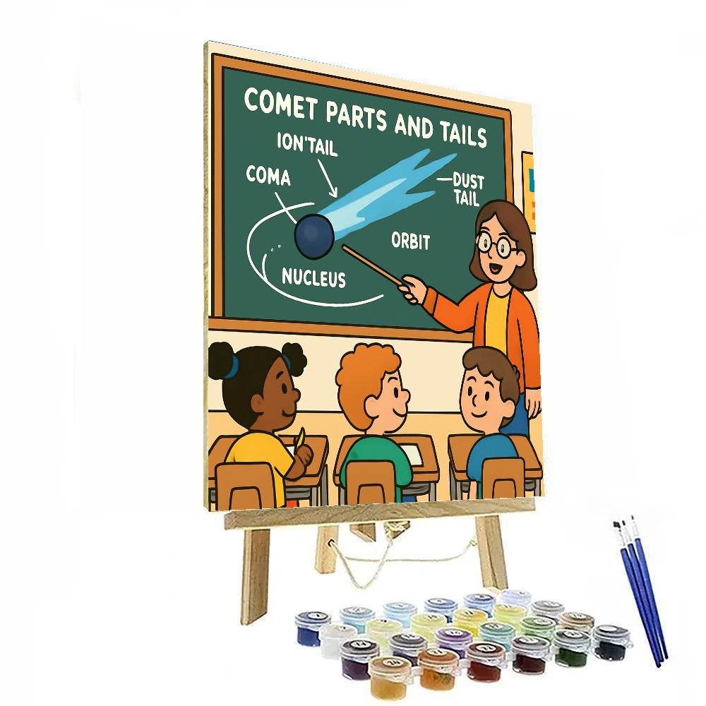 Comet Classroom Charts DIY paint by numbers