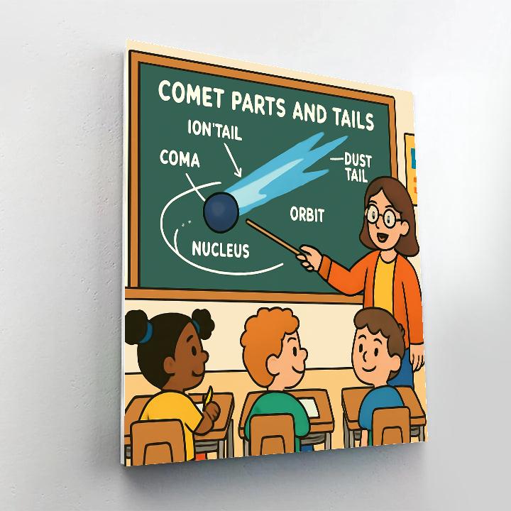 Comet Classroom Charts DIY paint by numbers
