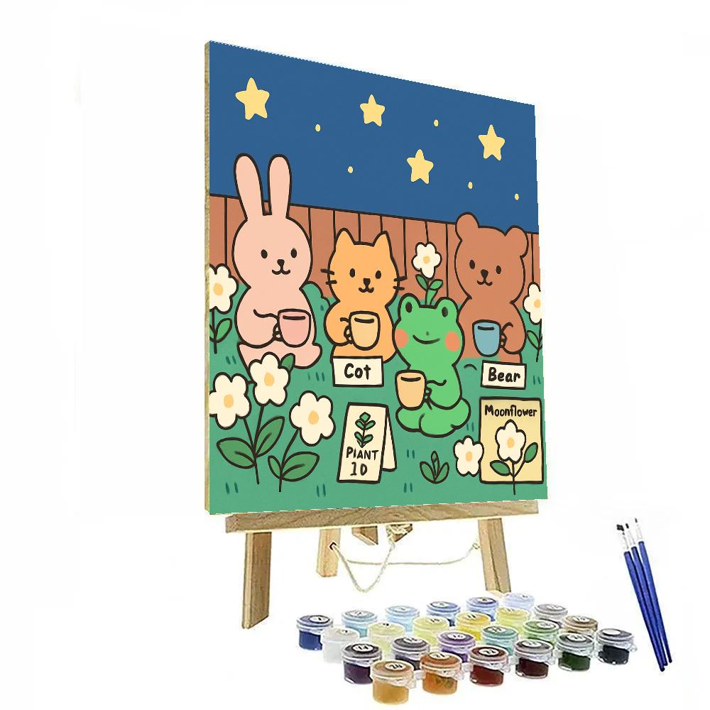 Stargarden Tea Party painting number kit