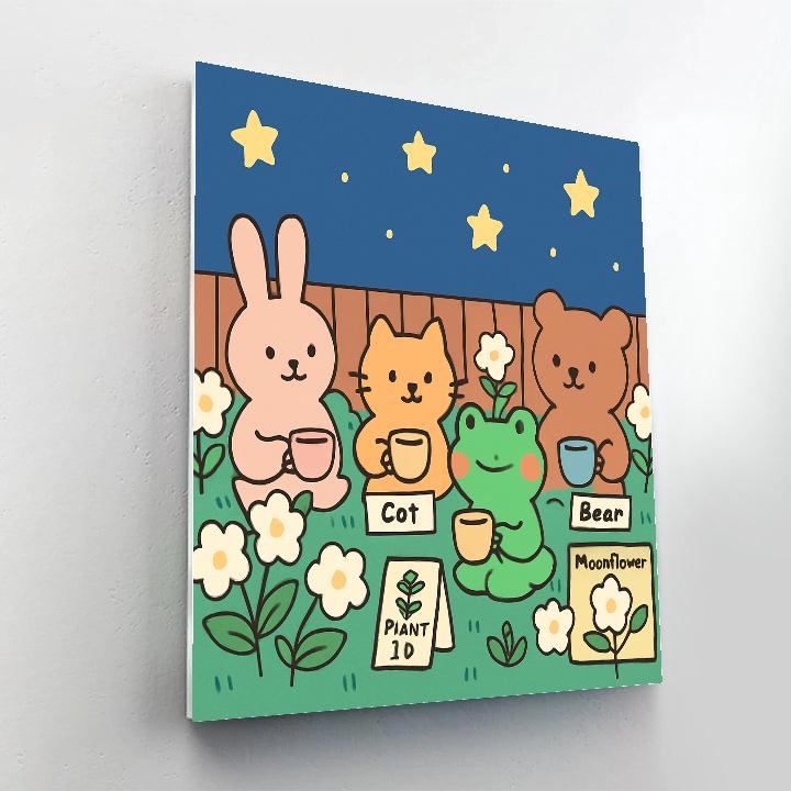 Stargarden Tea Party painting number kit