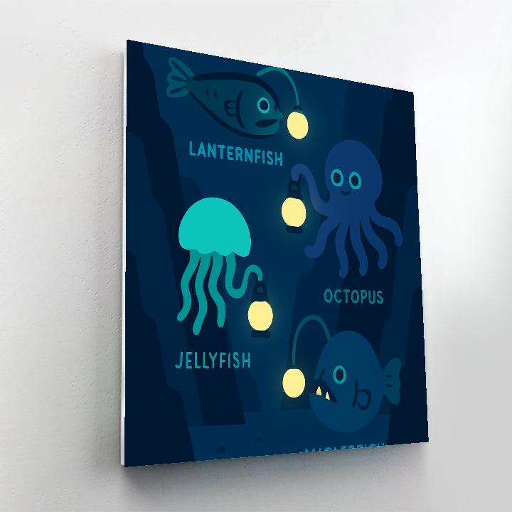 Deep Sea Lantern Festival Number painting