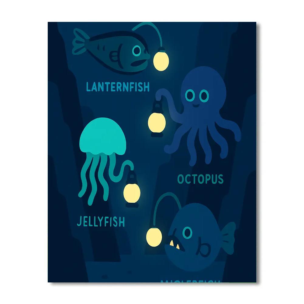 Deep Sea Lantern Festival Number painting