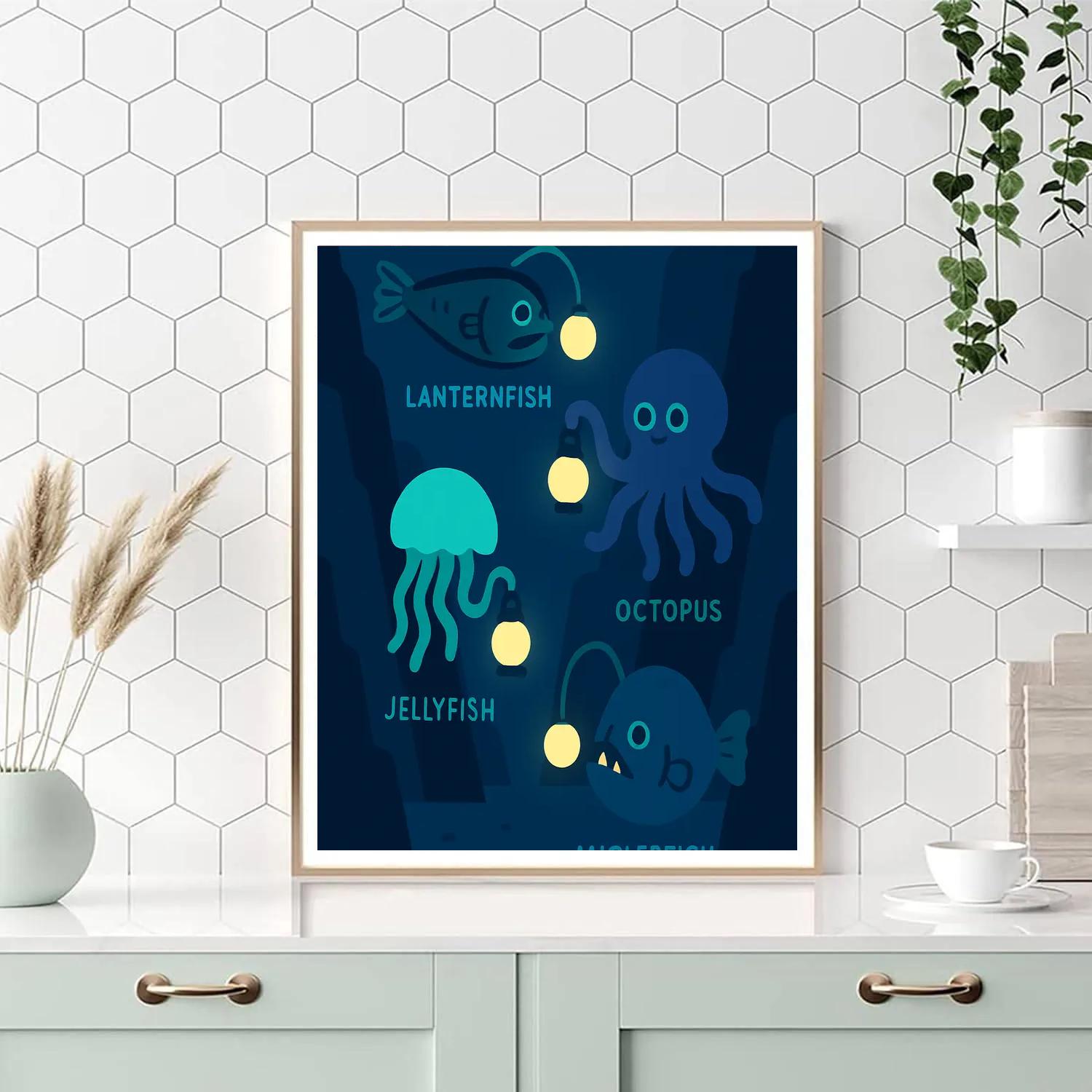 Deep Sea Lantern Festival Number painting