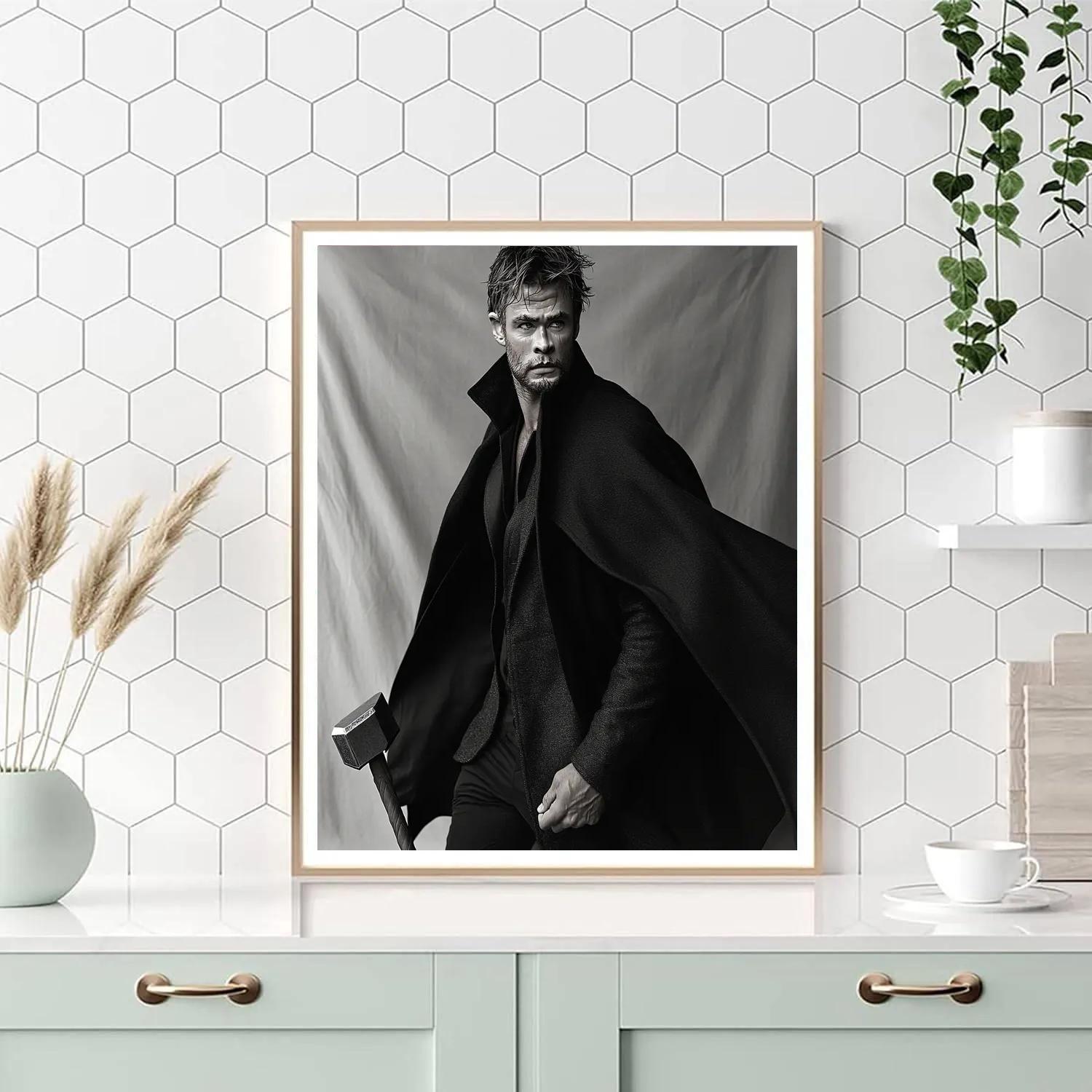 Chris Hemsworth: Hammering The Storm Within paint by color