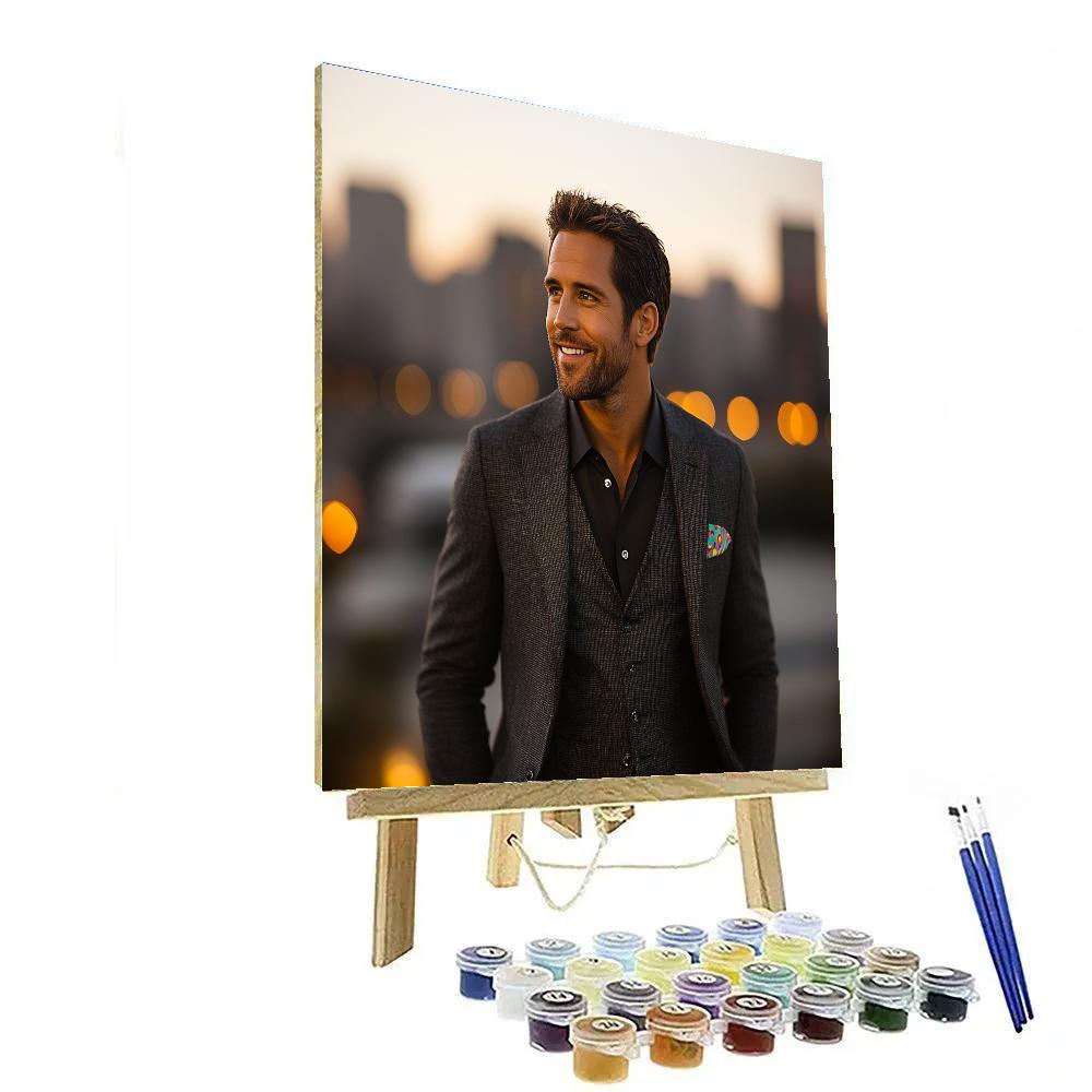 Ryan Reynolds: Witty Charm Of The Merc With A Mouth Paint by numbers kits