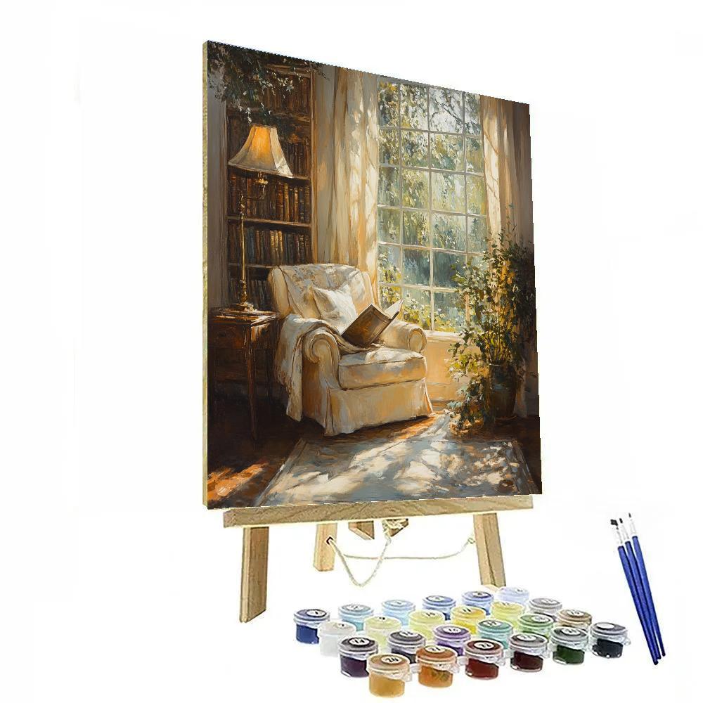 Vermeer Inspired Quiet Library Paint by numbers kits