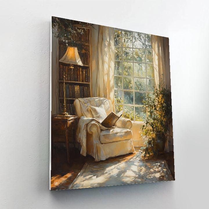 Vermeer Inspired Quiet Library Paint by numbers kits