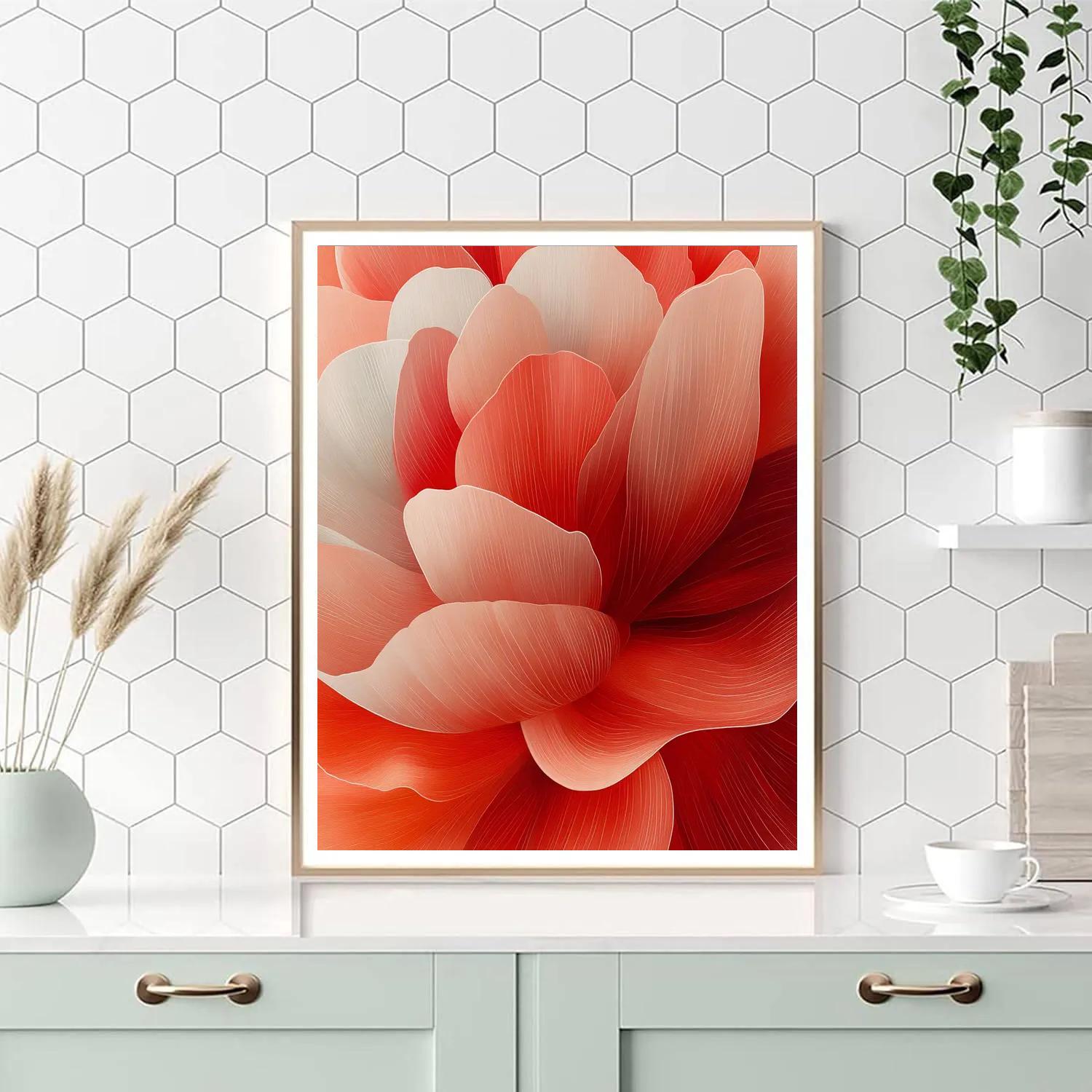 Georgia OKeeffe Inspired Desert Bloom Numbered painting kits