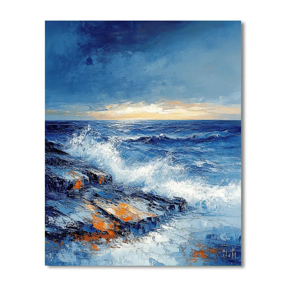 Arthur Lismer Inspired September Gales And Whitecaps painting number kit