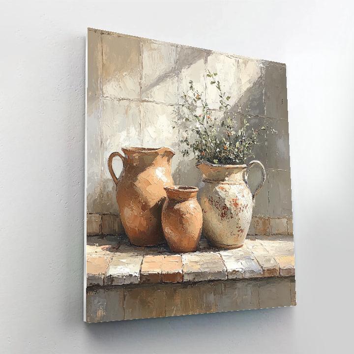 Diego Velázquez Inspired Earthenware Jars Paint by numbers kits