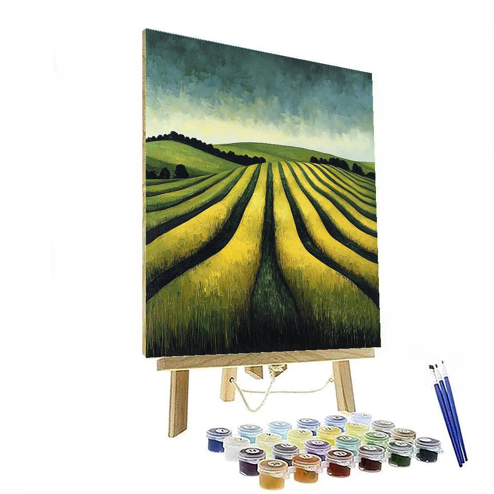 Edvard Munch Inspired Trembling Heath Painting by numbers kit