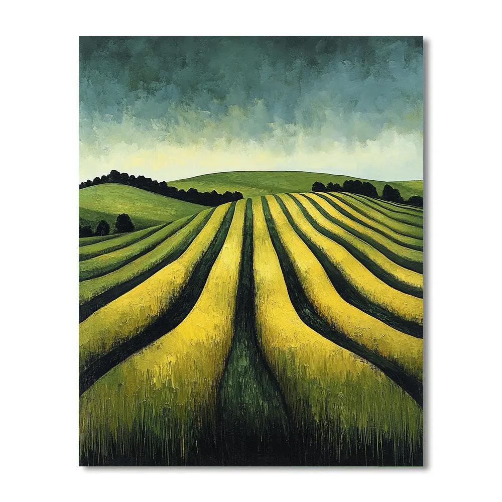 Edvard Munch Inspired Trembling Heath Painting by numbers kit