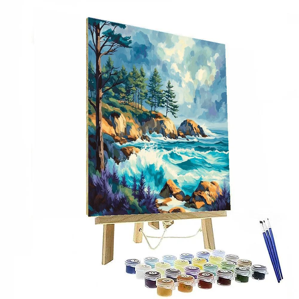 Emily Carr Inspired Winded Coastline Paint by numbers kits