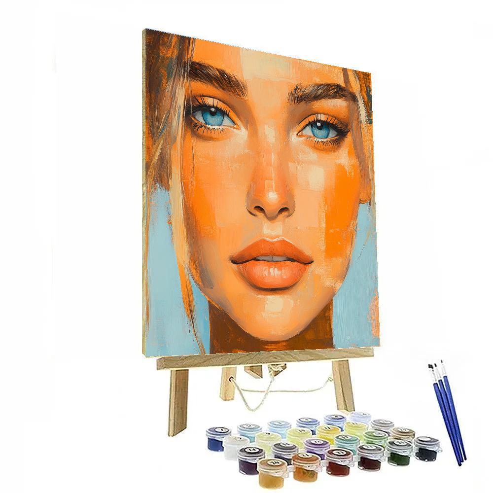 Modigliani Inspired City Portrait Paint by numbers kits
