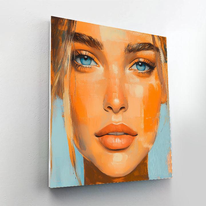 Modigliani Inspired City Portrait Paint by numbers kits