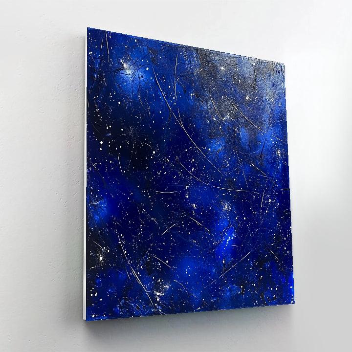 Jackson Pollock Inspired Nebular Drip Field Painting by numbers kit