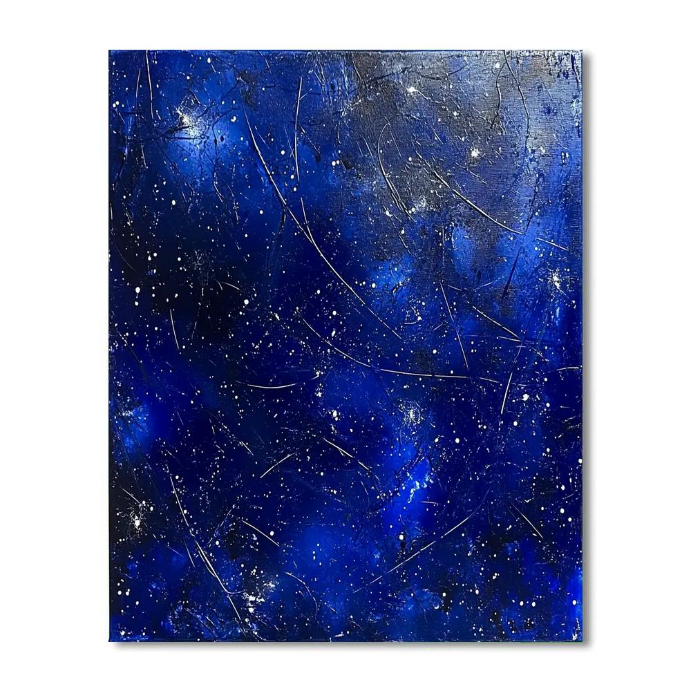 Jackson Pollock Inspired Nebular Drip Field Painting by numbers kit