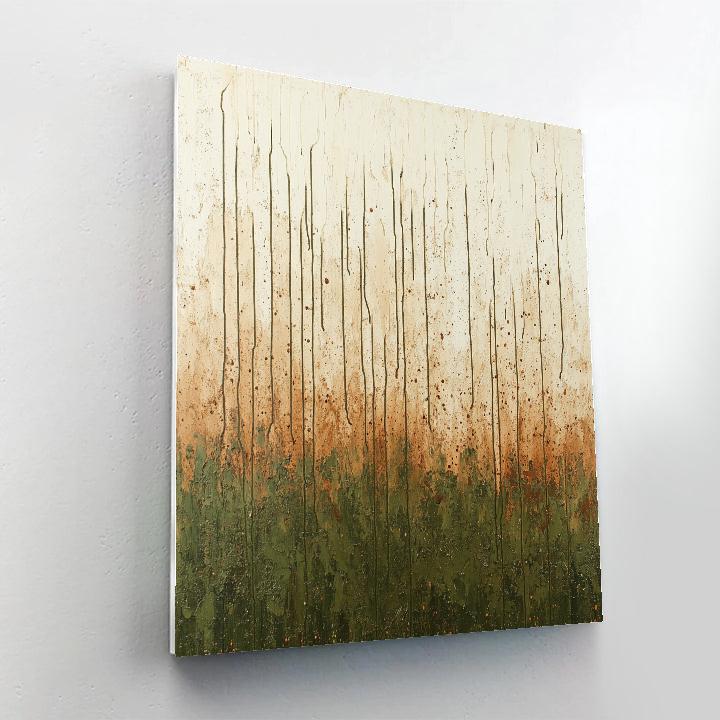 Jackson Pollock Inspired Cosmic Drift Of Seasons paint by color