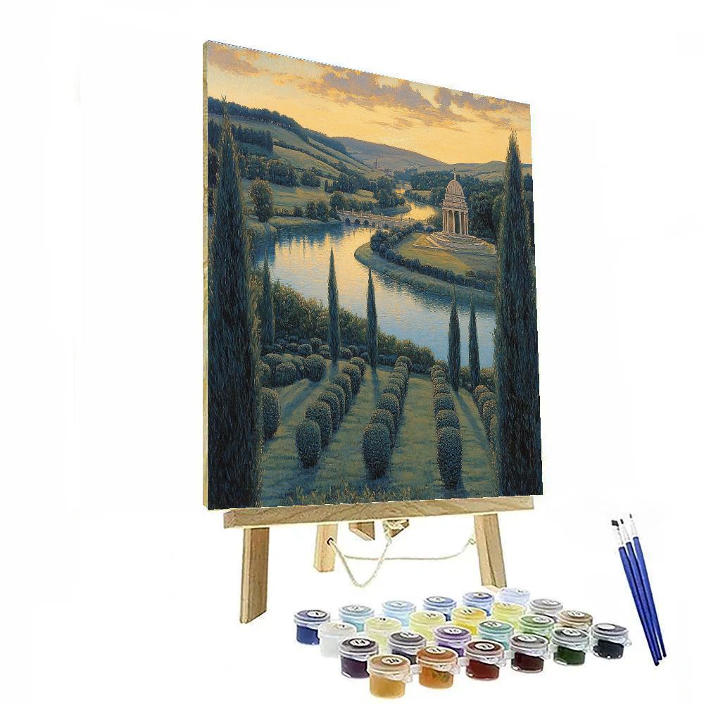 Raphael Inspired Luminous River Valley Numbered painting kits
