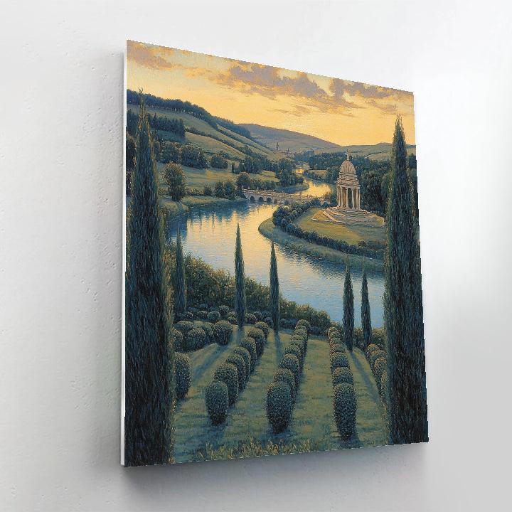 Raphael Inspired Luminous River Valley Numbered painting kits