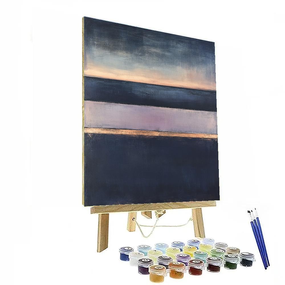 Mark Rothko Inspired Silent Dusk paint by color