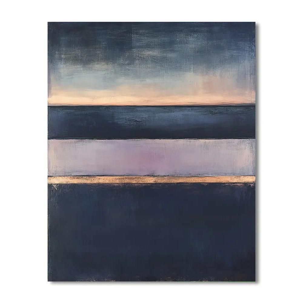 Mark Rothko Inspired Silent Dusk paint by color