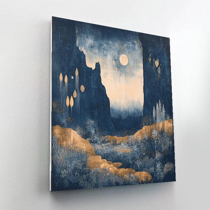 Max Ernst Inspired Lunar Garden Numbered painting kits