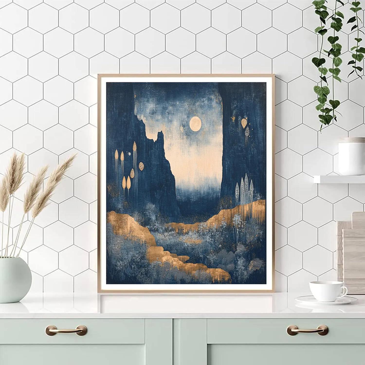 Max Ernst Inspired Lunar Garden Numbered painting kits