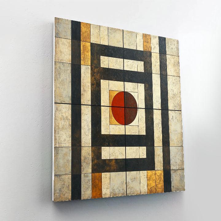 Kazimir Malevich Inspired Quiet Geometry Painting by numbers kit