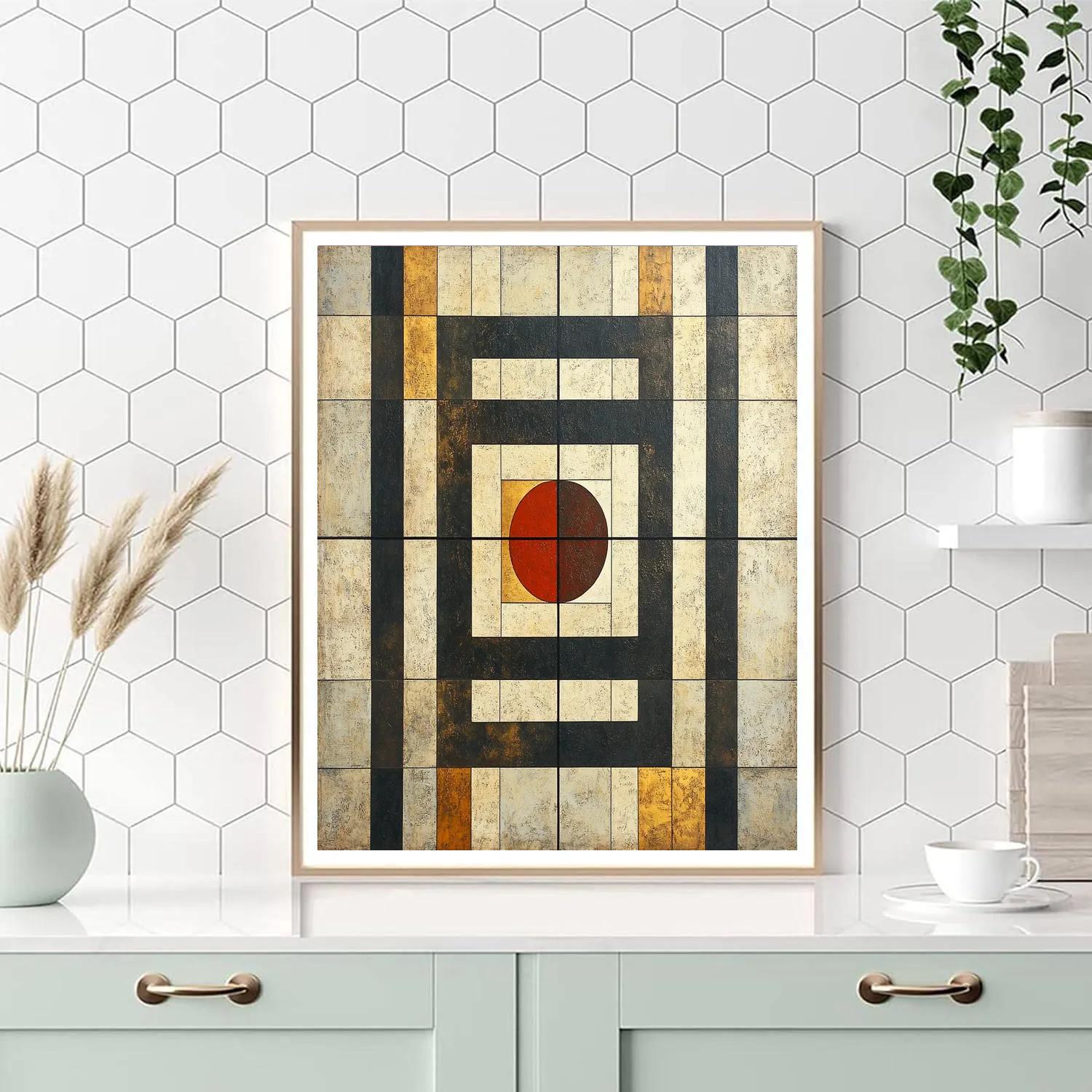 Kazimir Malevich Inspired Quiet Geometry Painting by numbers kit