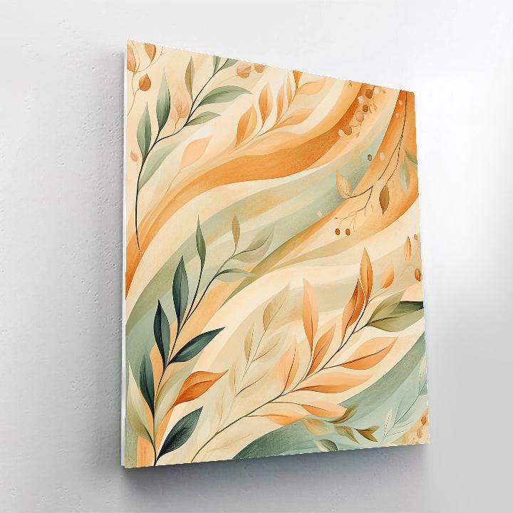 Alphonse Mucha Inspired Autumnal Wind Chorus Paint by numbers art